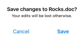 UXAlert on iOS