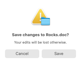 UXAlert on macOS