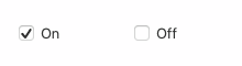 Checkbox on macOS