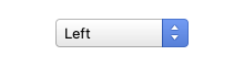 UXPopUpButton on the web backend